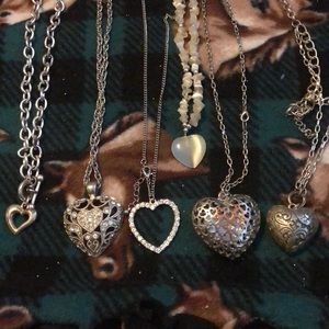 Heart necklaces